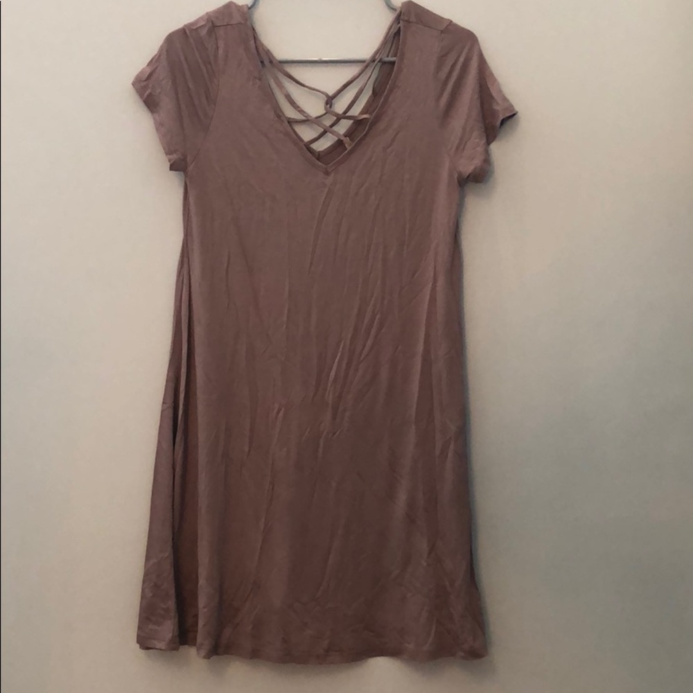 NWT Lani California Mauve String attached Tunic -L